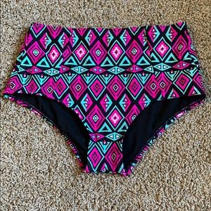 PacSun high-waisted bikini bottoms